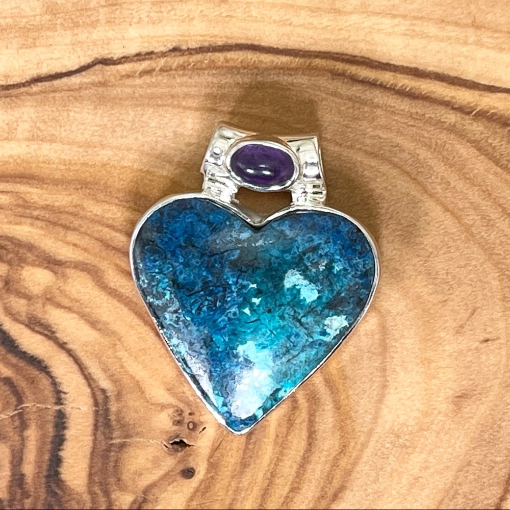 Rare Table Mountain Shadowkite & Amethyst 925 SS